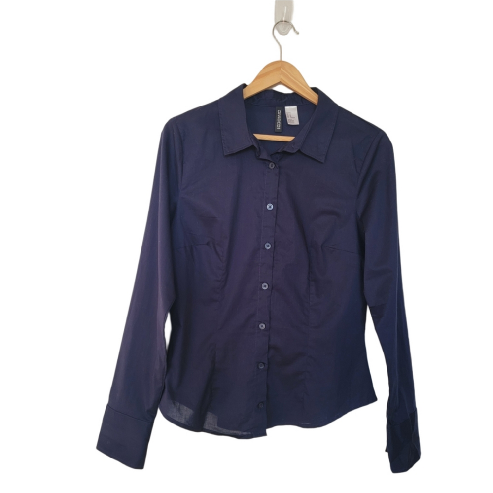 H&M Divided Dark Blue Shirt